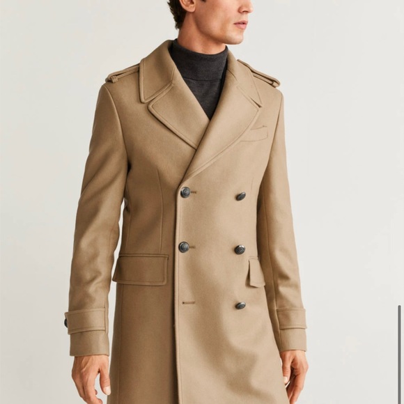 Mango Other - SOLD! Mango Man - Double-breasted Tailored Coat